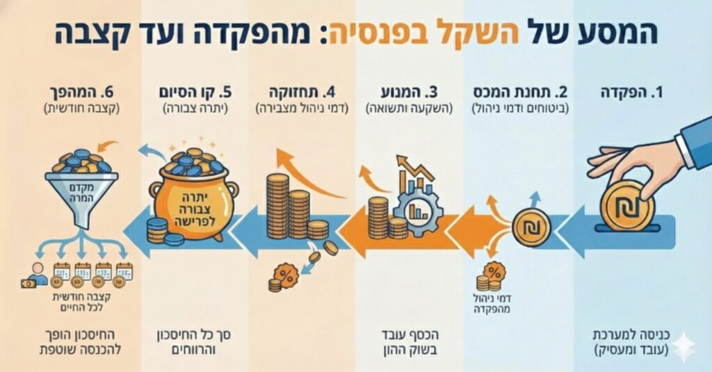 איך ההורדה בתלוש הופכת לקצבה